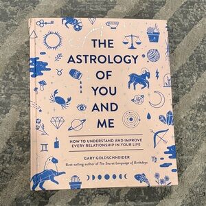 The Astrology of You and Me Book - Blue and Cream Cover